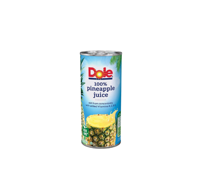Dole 100% Pineapple Juice 8oz image 1