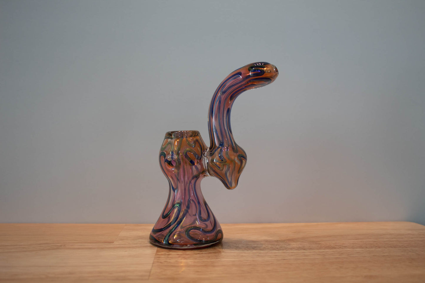 Royal Fumed Glass Bubbler image 0