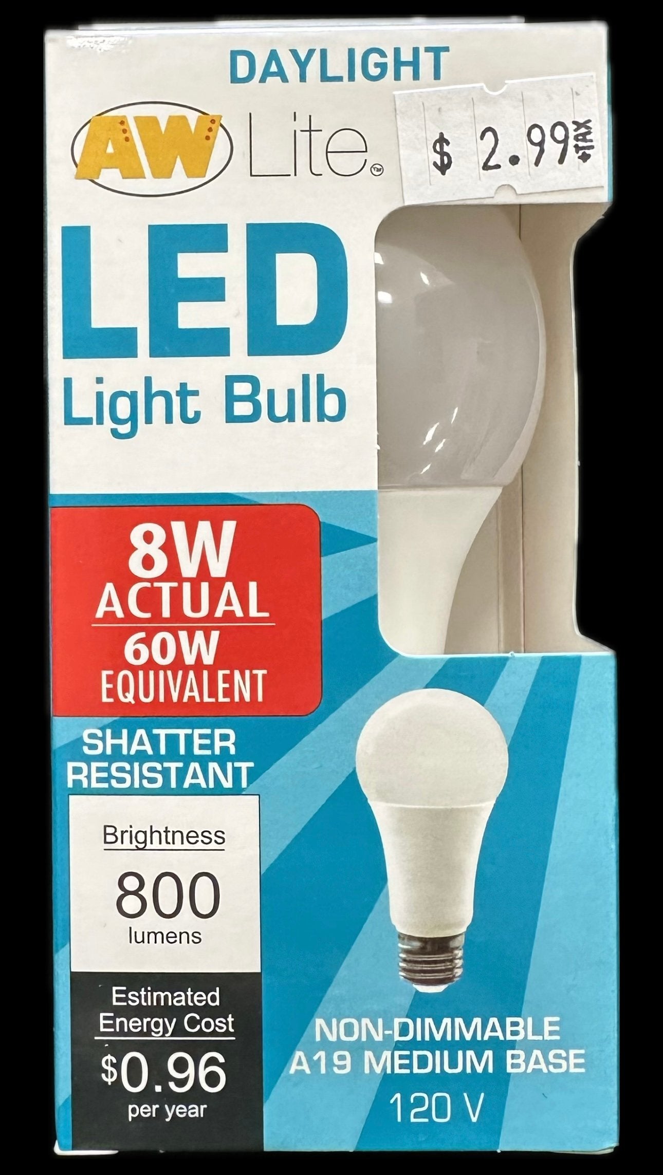 AW Led Light Bulb 120v image 1