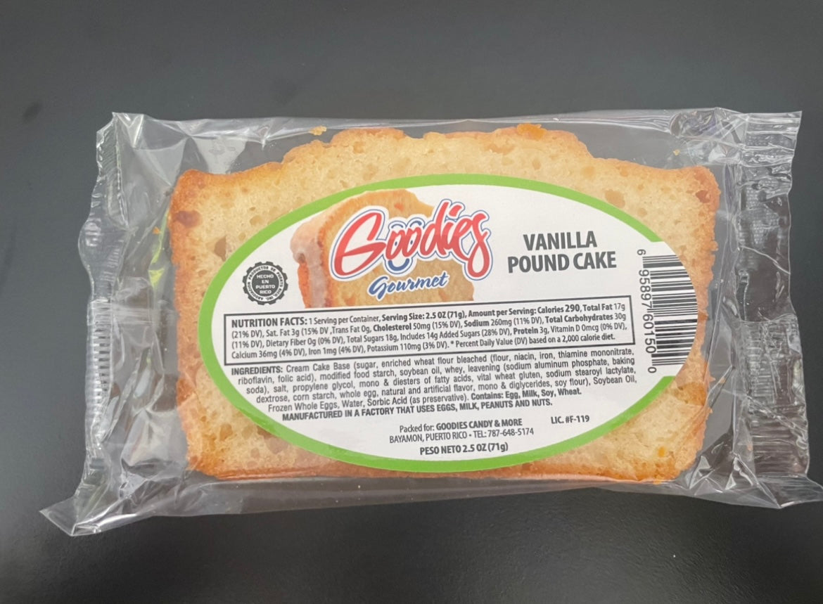 Goodies Bizcochos - Vanilla Pound Cake image