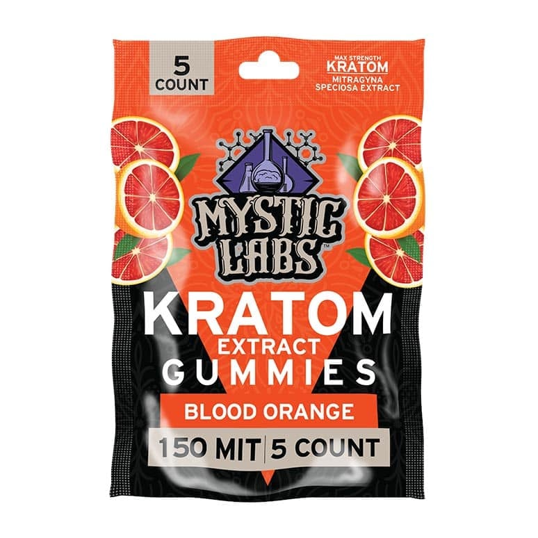 Mystic Labs Kratom Extract Gummies 150MIT 5ct image 6
