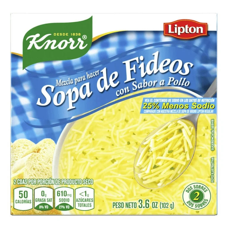 Knorr Lipton Sopa De Fideos 3.6oz image 1