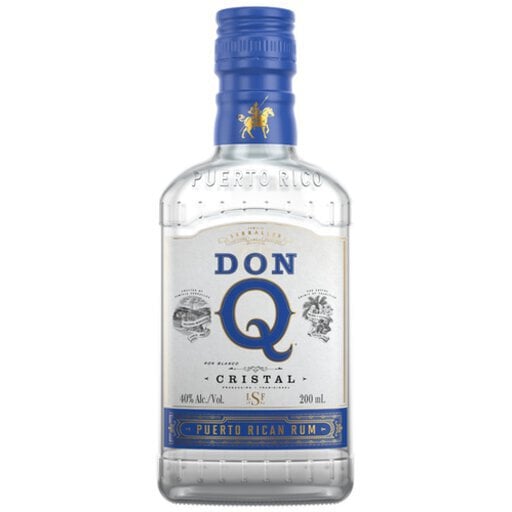 Don Q Cristal Puerto Rican Rum 200ml image 1