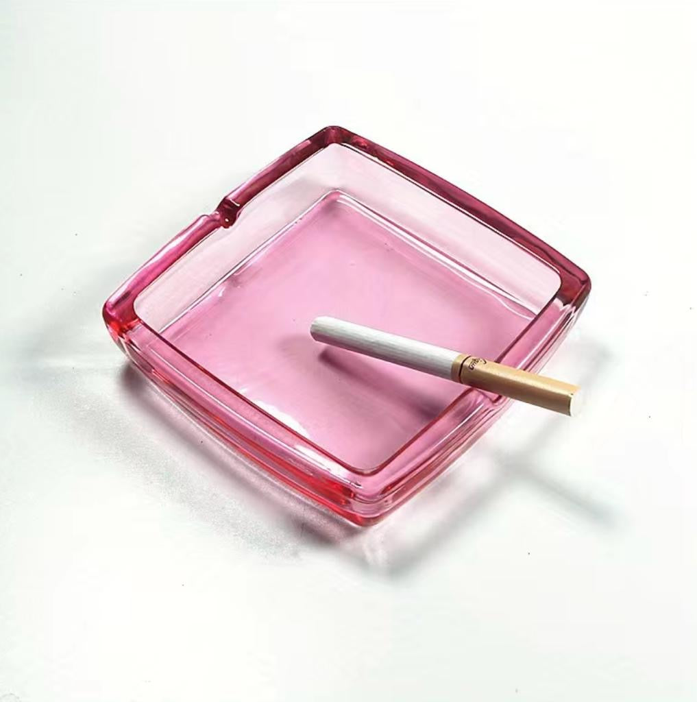Glass Square Elegant - Pink image