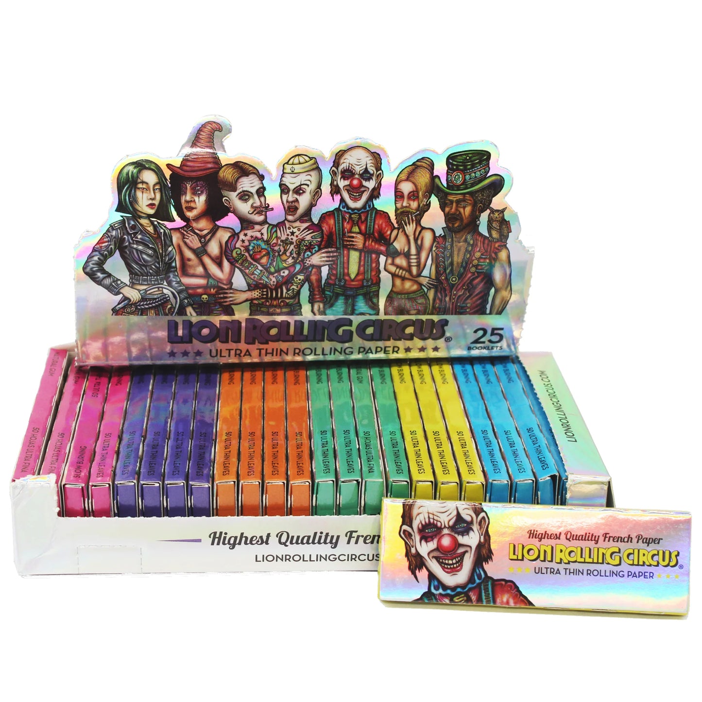 Lion Rolling Circus Ultra Thin Silver 1 1/4 image 1