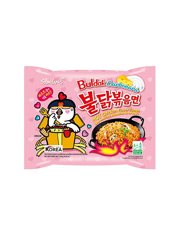 Samyang Buldak Spicy Chiken Carbonara Flavor 4oz image 1