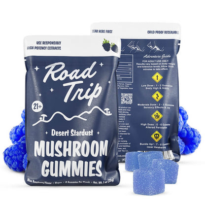 Road Trip Desert Stardust Room Much Gummies - Blueberry image