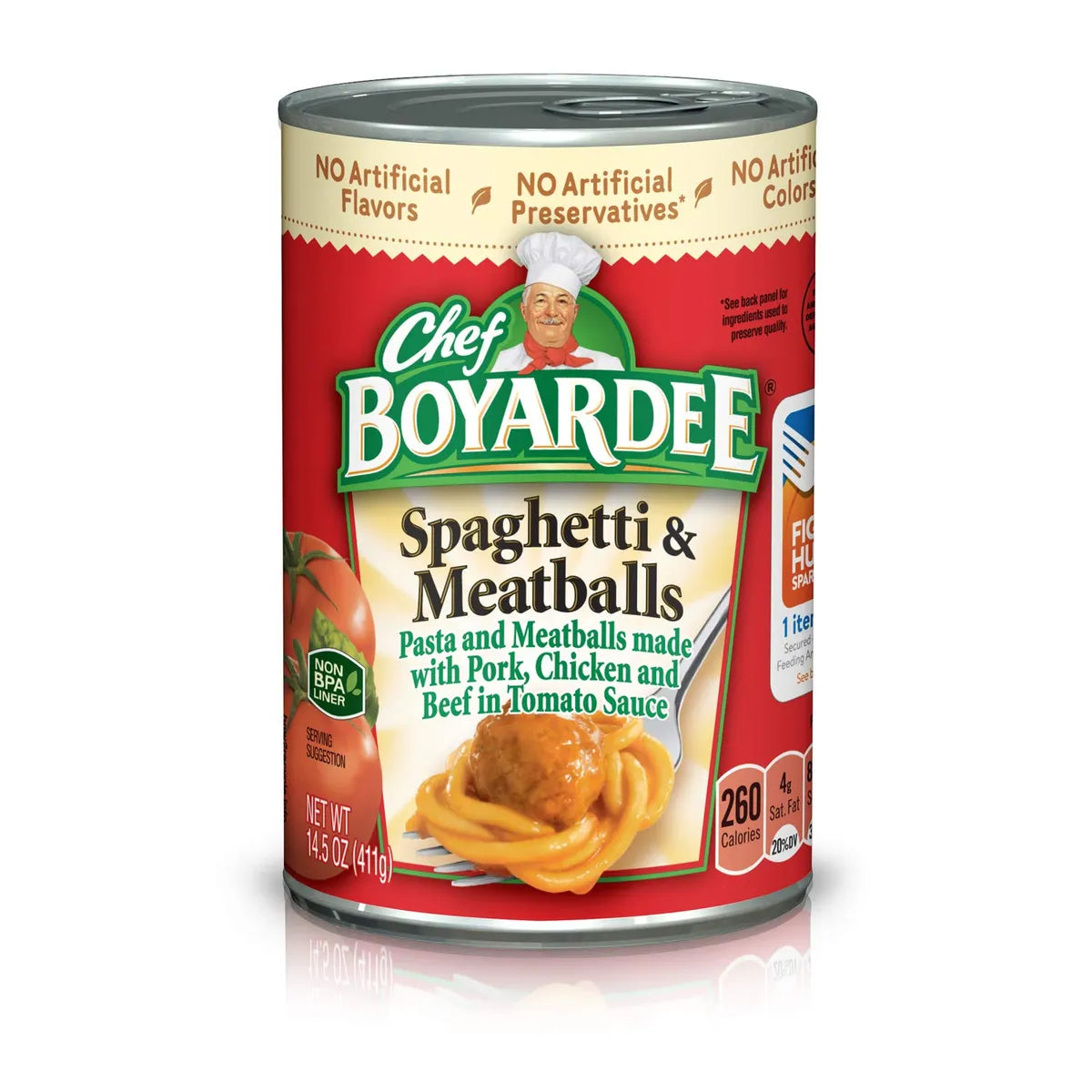 Chef Boyardee Spaghetti Meatballs 14.5oz image 1