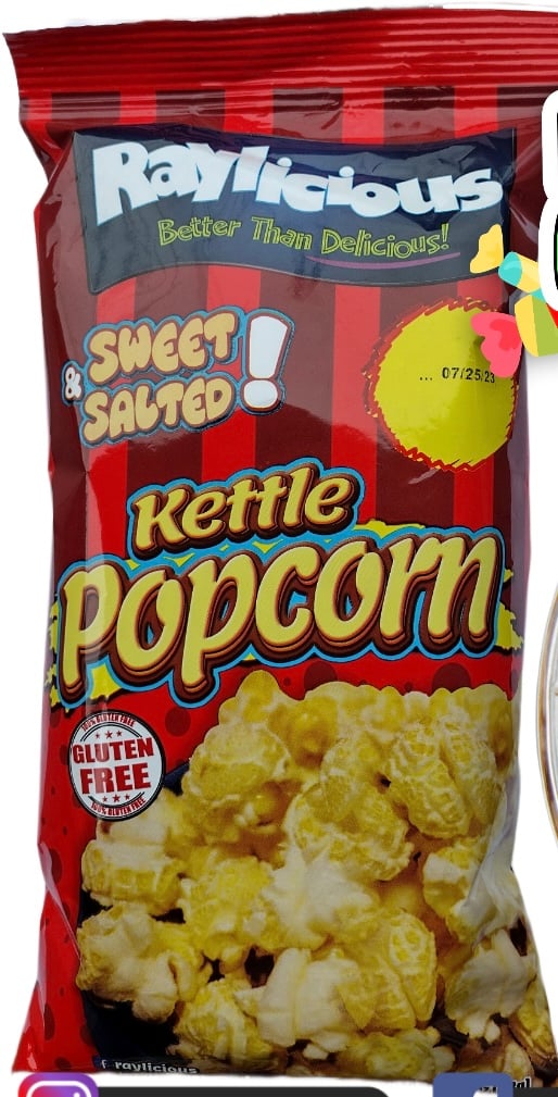 Raylicious Sweet Salted Kettle Popcorn 2.25oz image 0