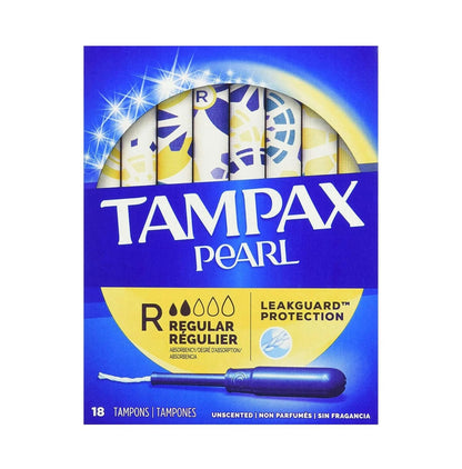 Tampax Pearl Regular 18 tampons image 0