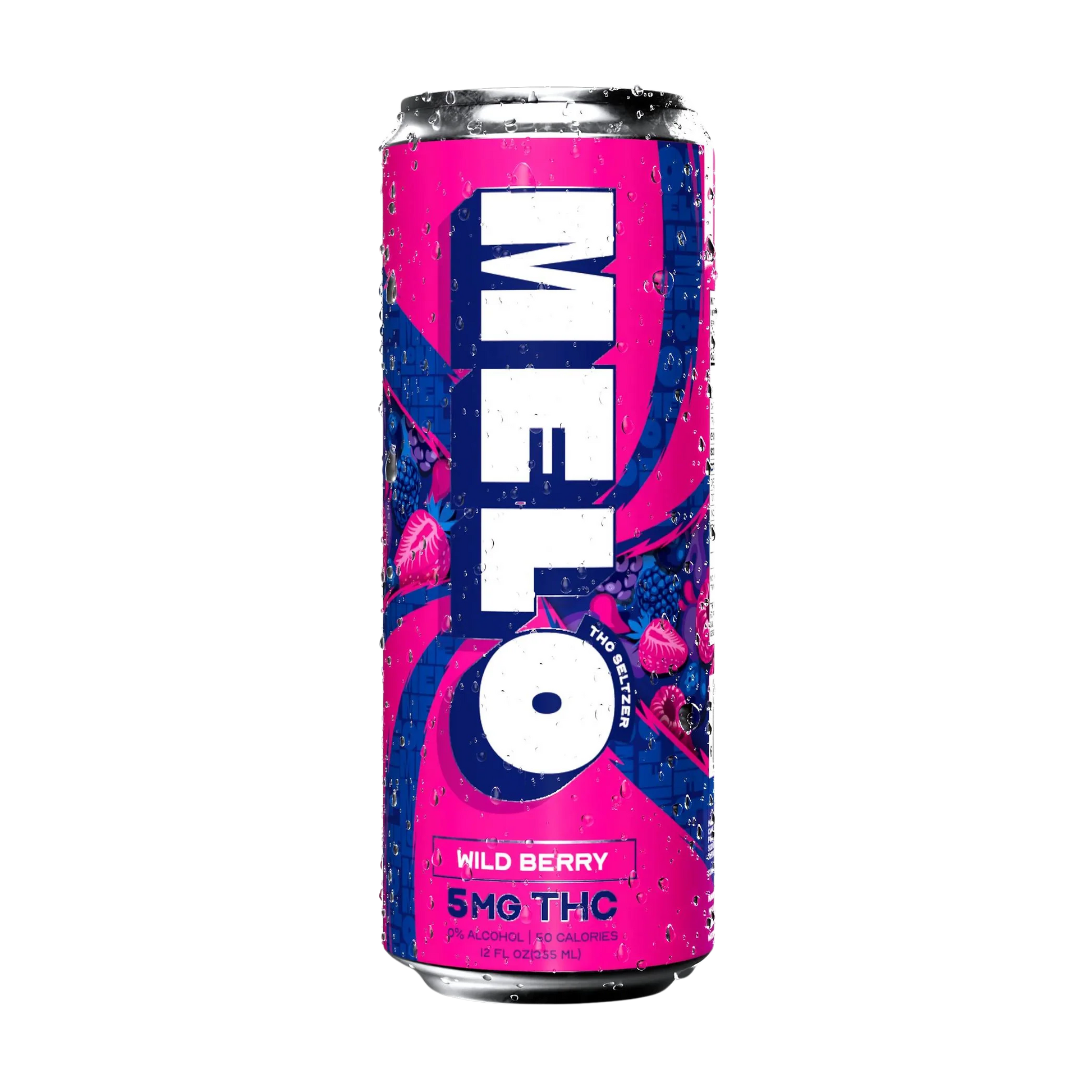 MELO th c Seltzer 12oz - Wild Berry image