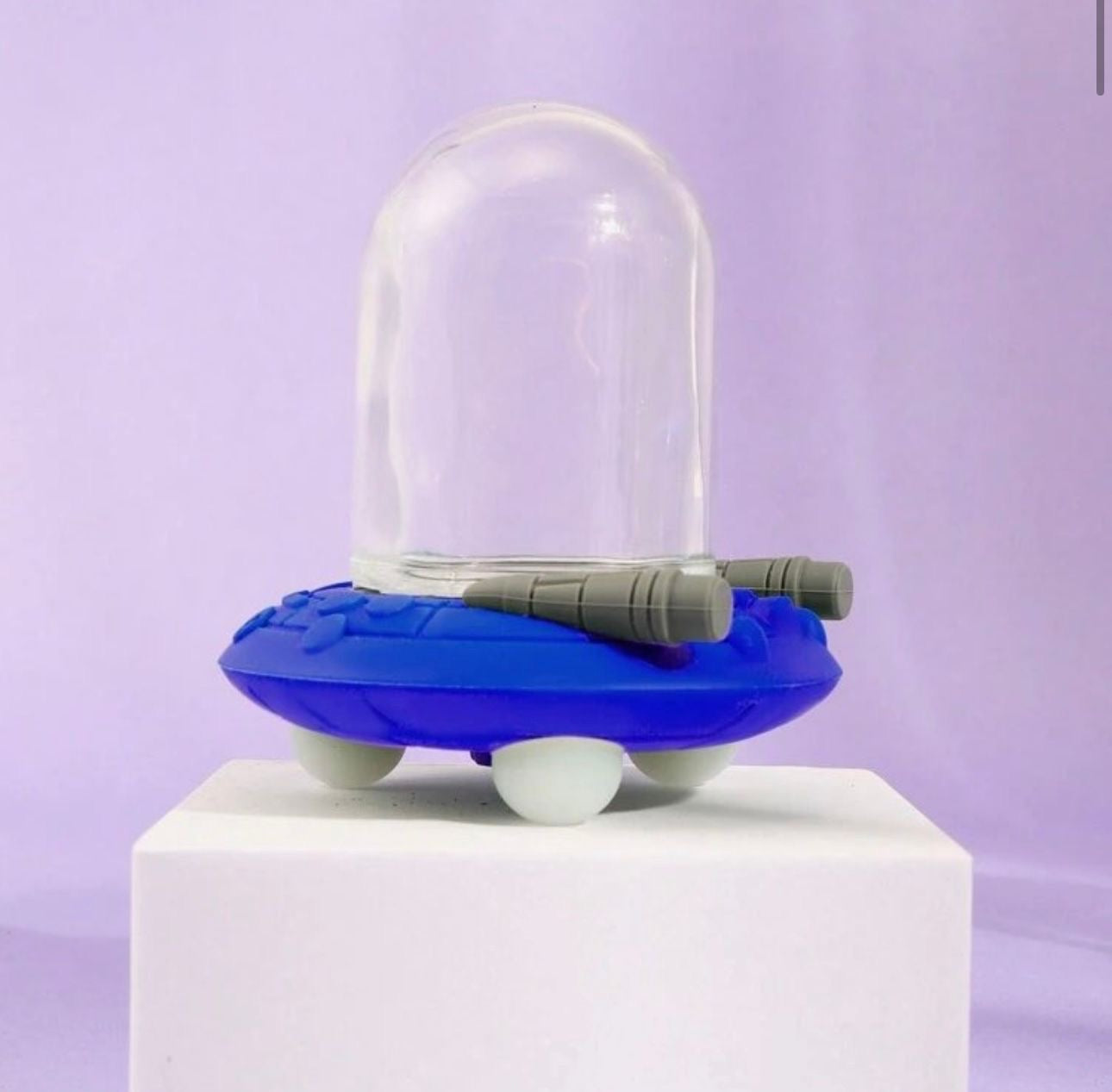 Alien SpaceShip Glass Silicone DarkGlow image 0