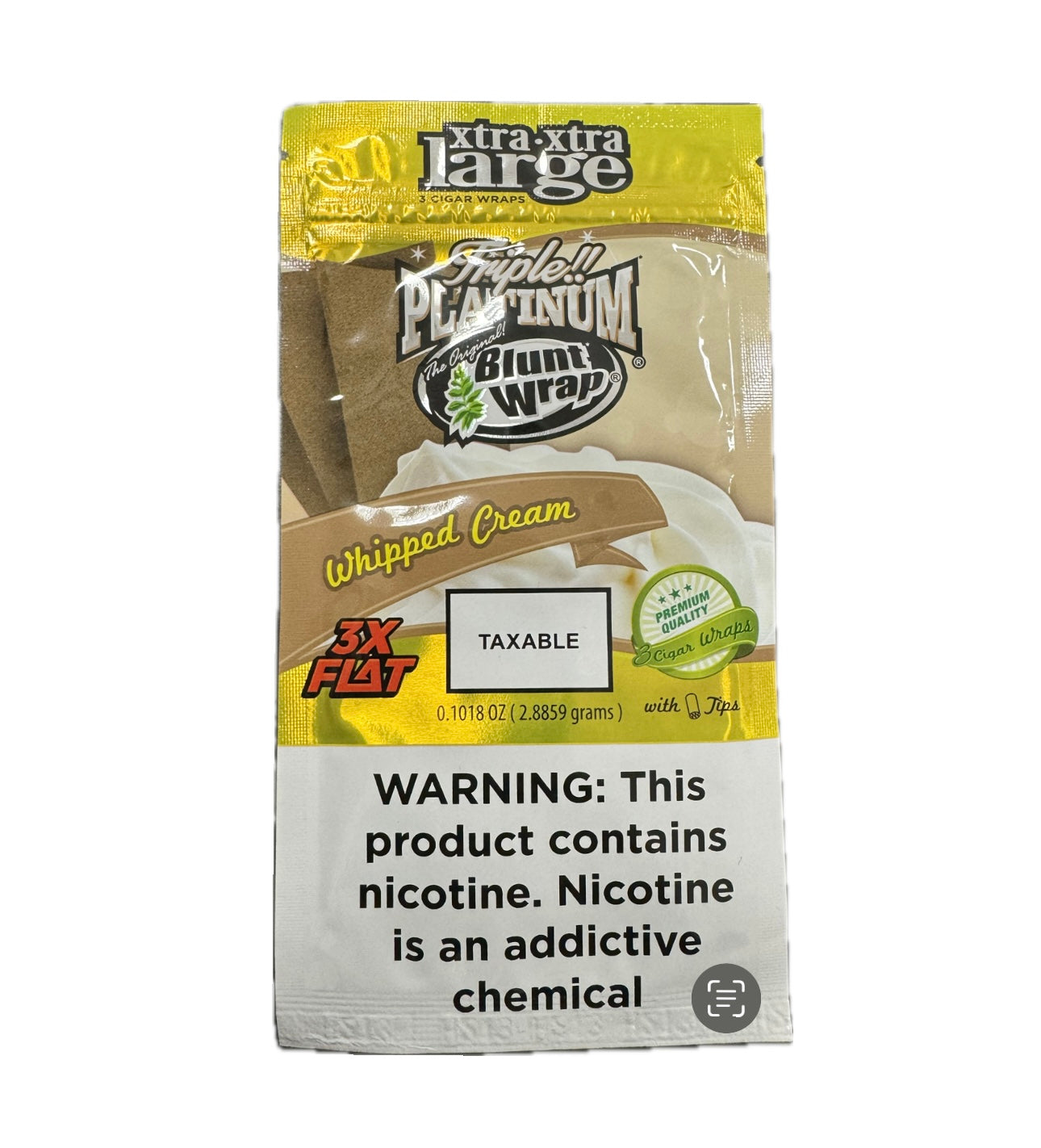 Blunt Wrap Triple Platinum XXXL Single Pouch image 1