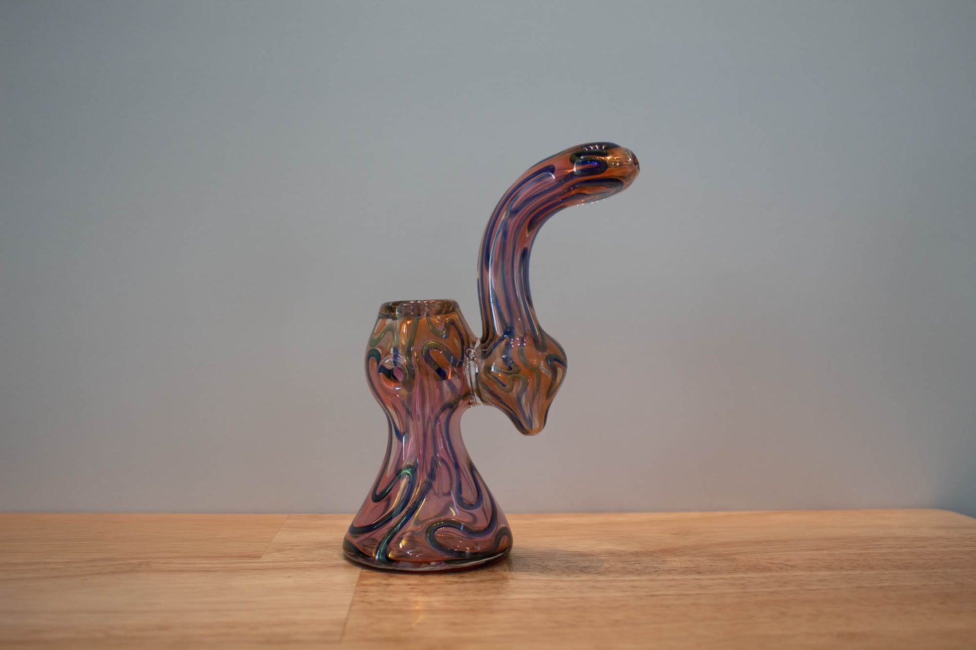 Royal Fumed Glass Bubbler image 0