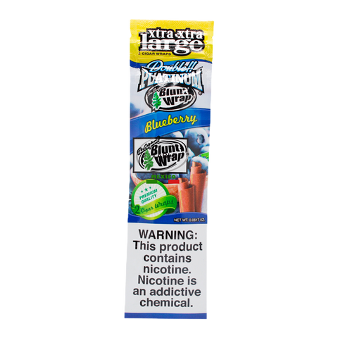 Double Platinum XXL Blunt Wrap Single Pouch - Blueberry image