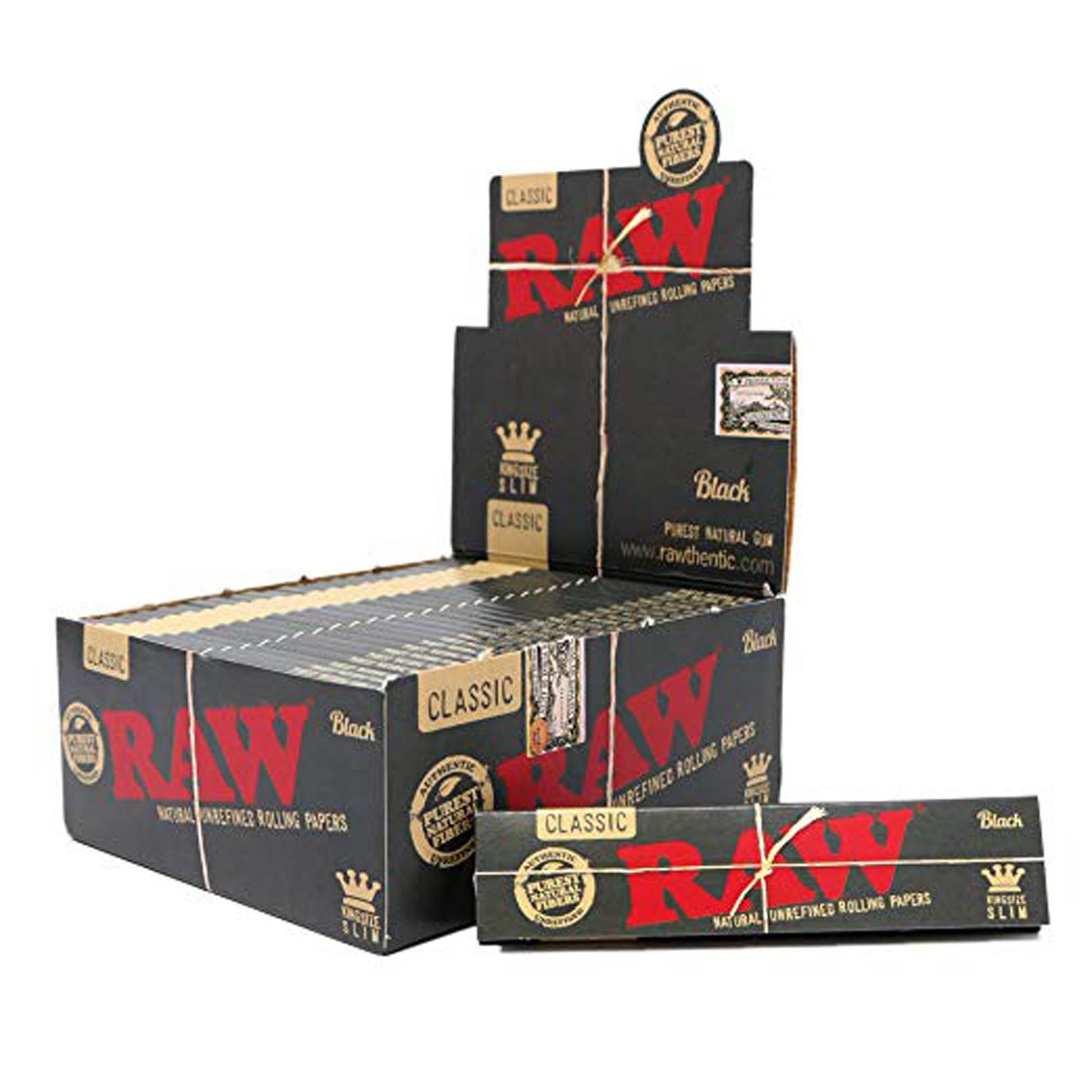 RAW Black Rolling Paper - King Size image