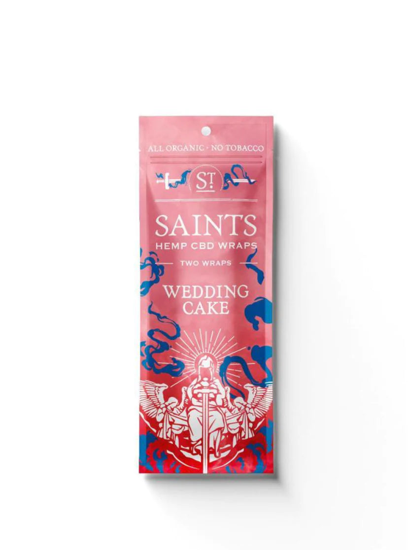 Saints Hemp Wraps Single Pouch - Wedding Cake image