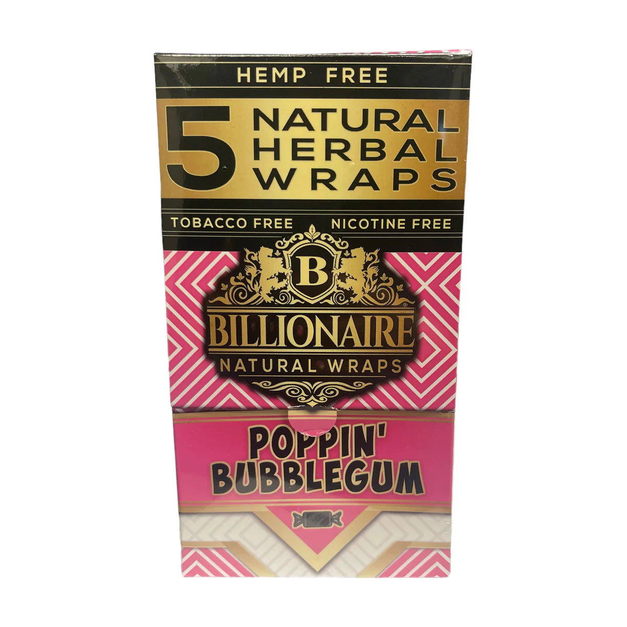 Billionaire Herbal Wraps Single Pouch - Poppin' Bubblegum image