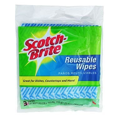 Scotch-Brite Reusable Wipes 3ct image 0