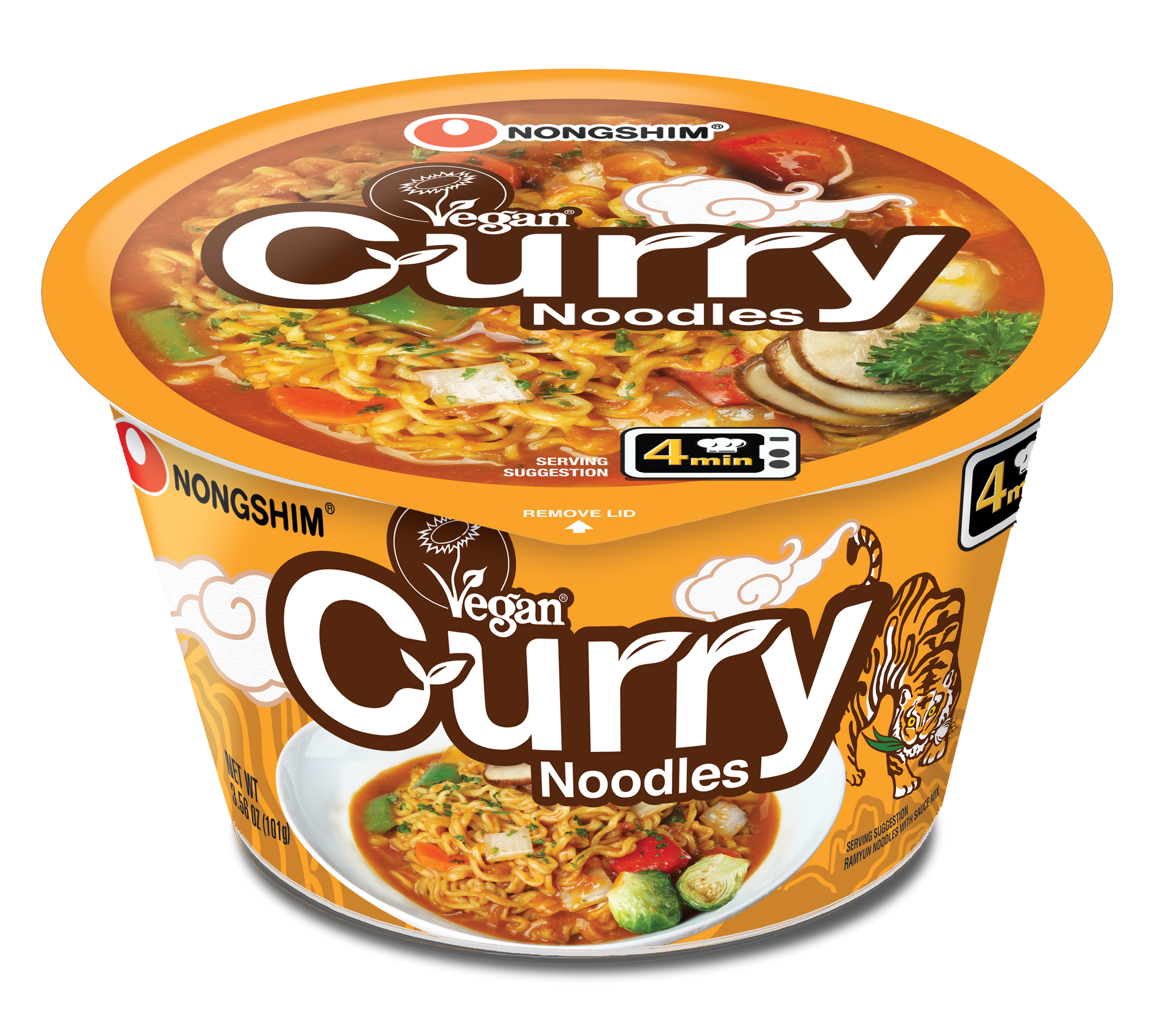 Curry Noodles Nongshim 3.56oz image 0