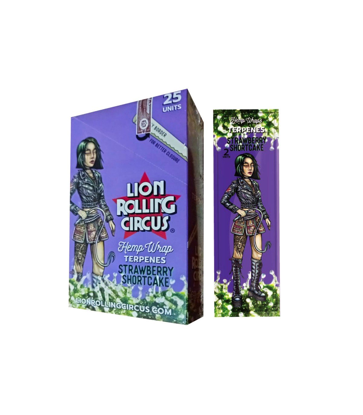 Lion Rolling Circus Hemp Wraps 25ct image 8