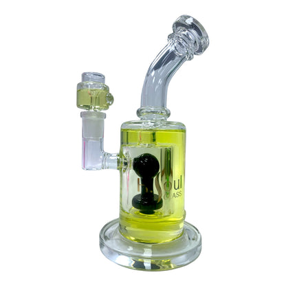 HiSoul Bent Neck Freezable Glass 9" - Yellow image