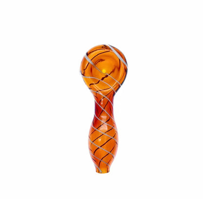 Stripe Beauty Glass - Orange image