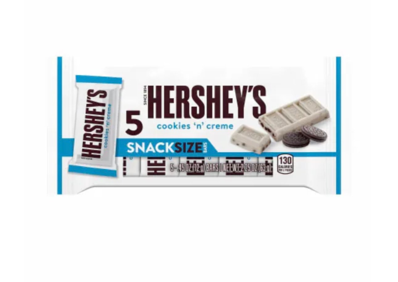 Hershey's Cookie n Creme 5ct Snack Size 3oz image 0