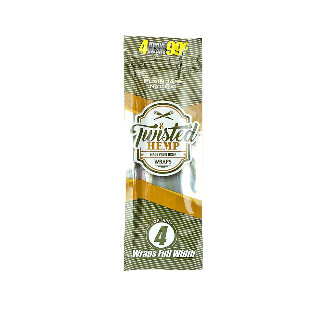 Twisted Hemp Wraps Single Pouch - Plain Jane image