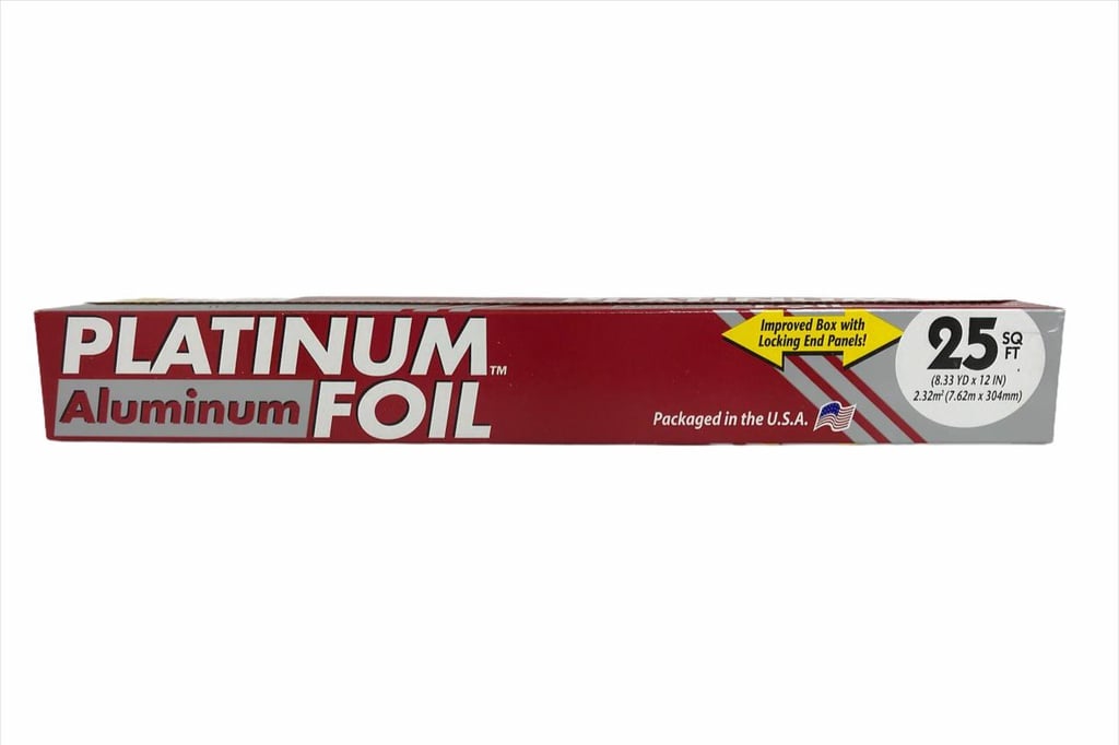 Platinum Aluminum Foil 25sq image 0