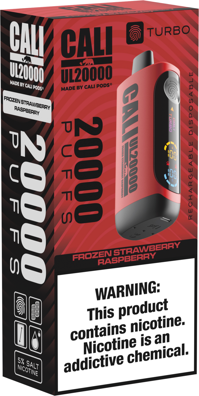 Cali Ultra 20k Turbo - Frozen Strawberry Raspberry image