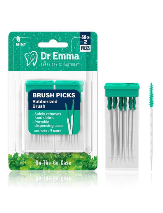 Dr Emma Dental Brush Picks 100ct image 0