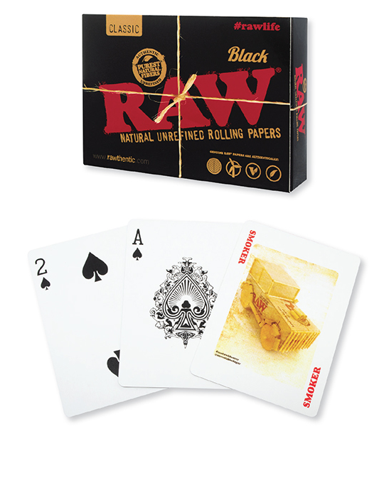 Raw Black Playing Cards image 0