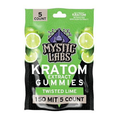 Mystic Labs Kratom Extract Gummies 150MIT 5ct image 3
