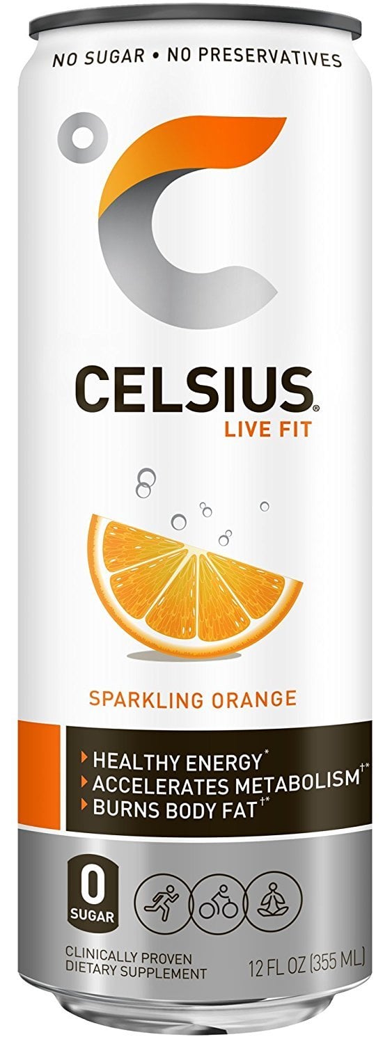 Celsius 12oz Live Fit - Orange image