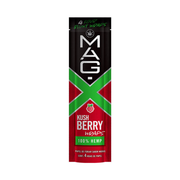 Mag - X Hemp Wraps Single Pouch - Kush Berry image