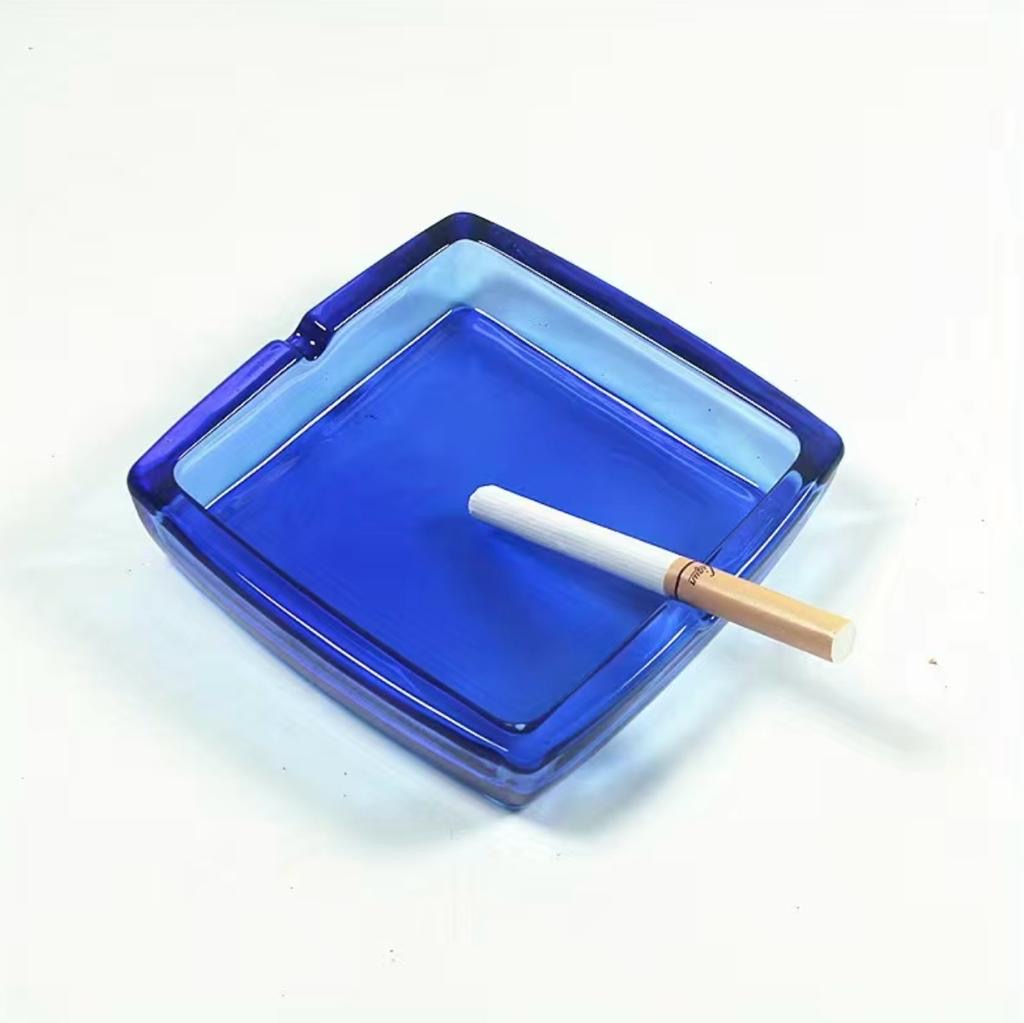 Glass Square Elegant - Blue image