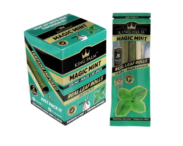 King Palm Real Leaf Rolls 1.5G - Magic Mint, 1.5g image