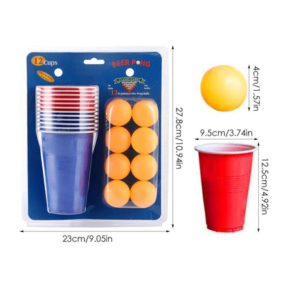 Beer Pong Kit 12cups 12 balls image 0