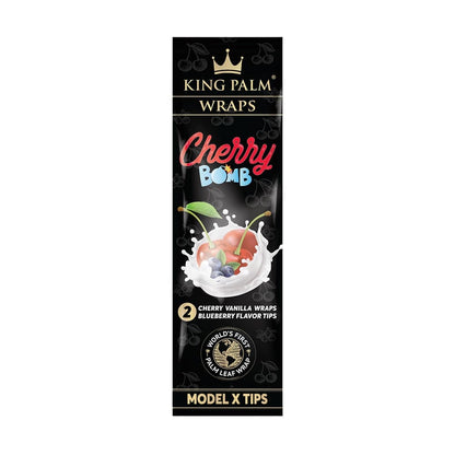 King Palm Leaf Wraps Single Pouch - Cherry Bomb image