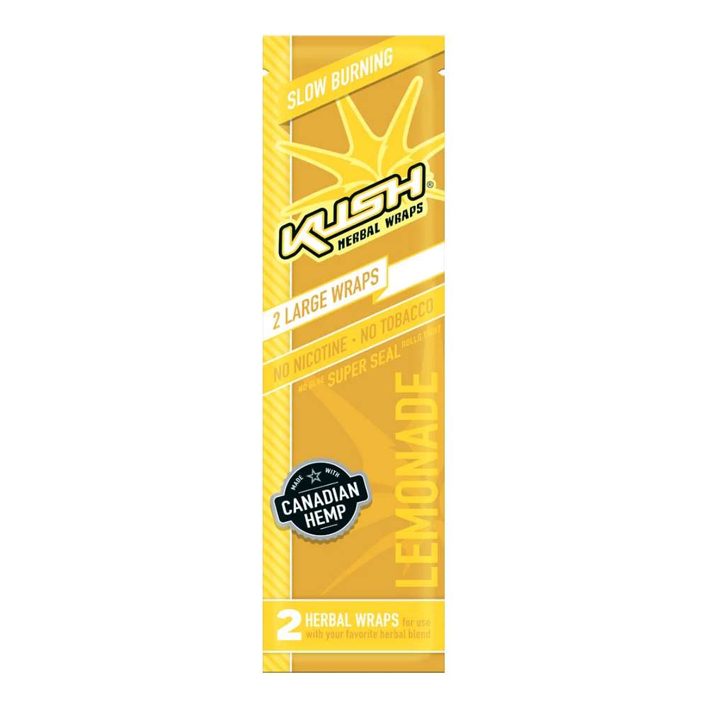 Kush Herbal Wraps Single Pouch - Lemonade image