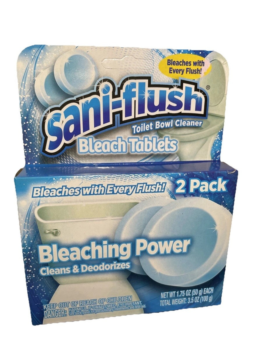 Sani-Flush Bleach Tablets Toilet Bowl Cleaner 2ct image 0