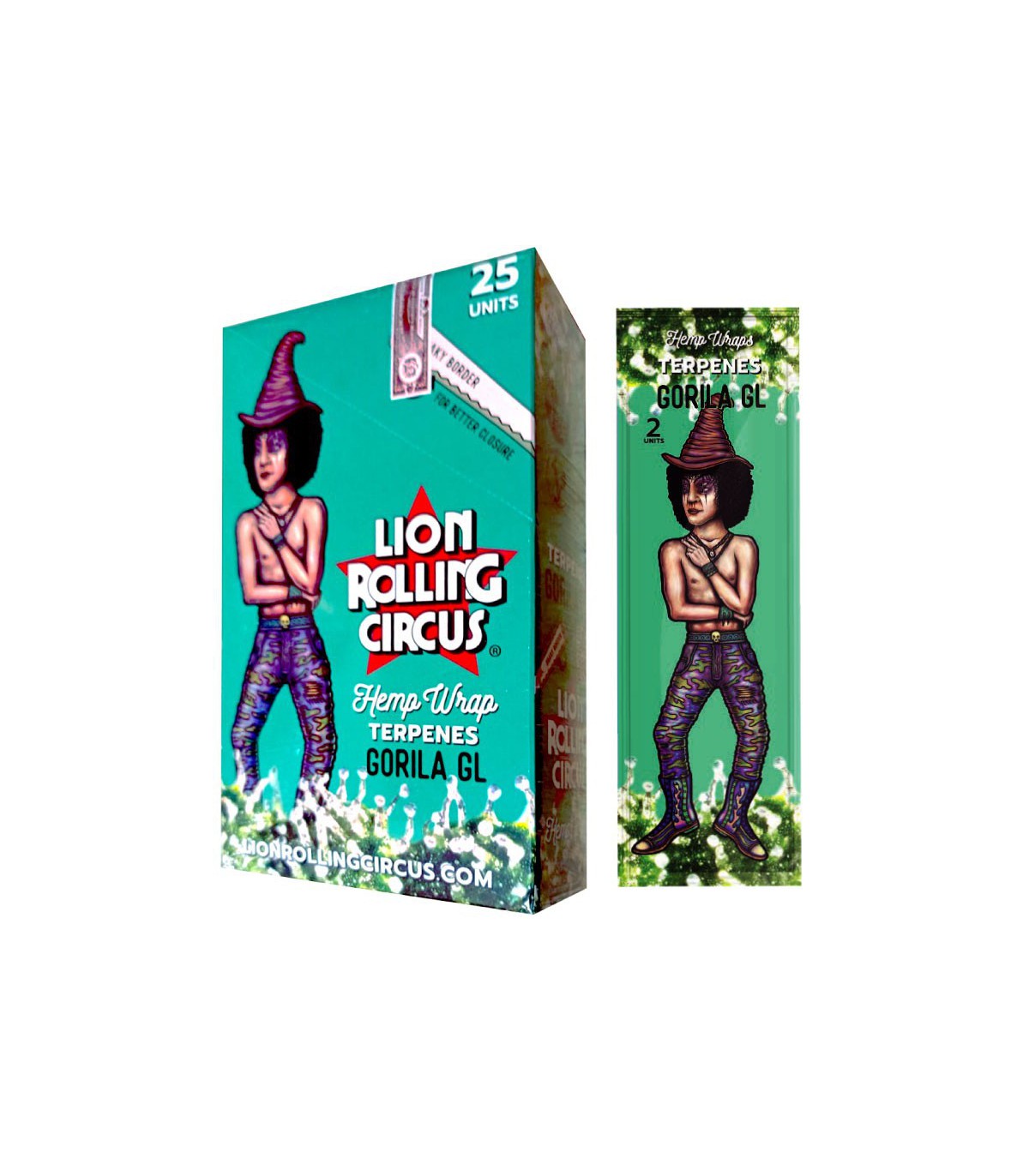 Lion Rolling Circus Hemp Wraps 25ct image 10