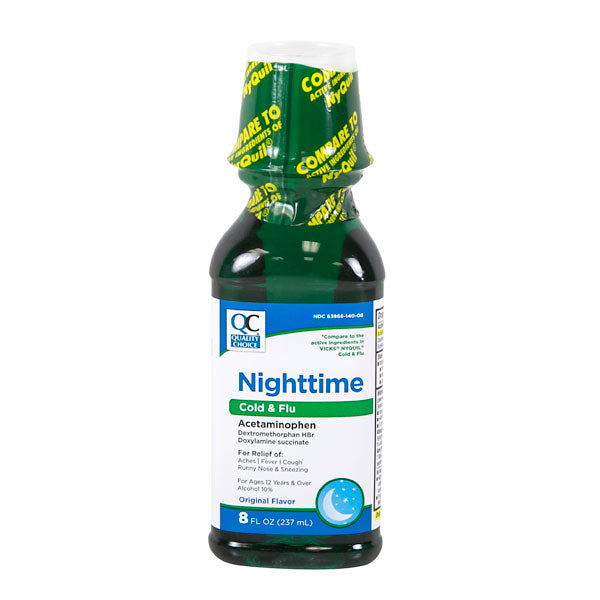 Nighttime Cold Flu QC 8oz image 0