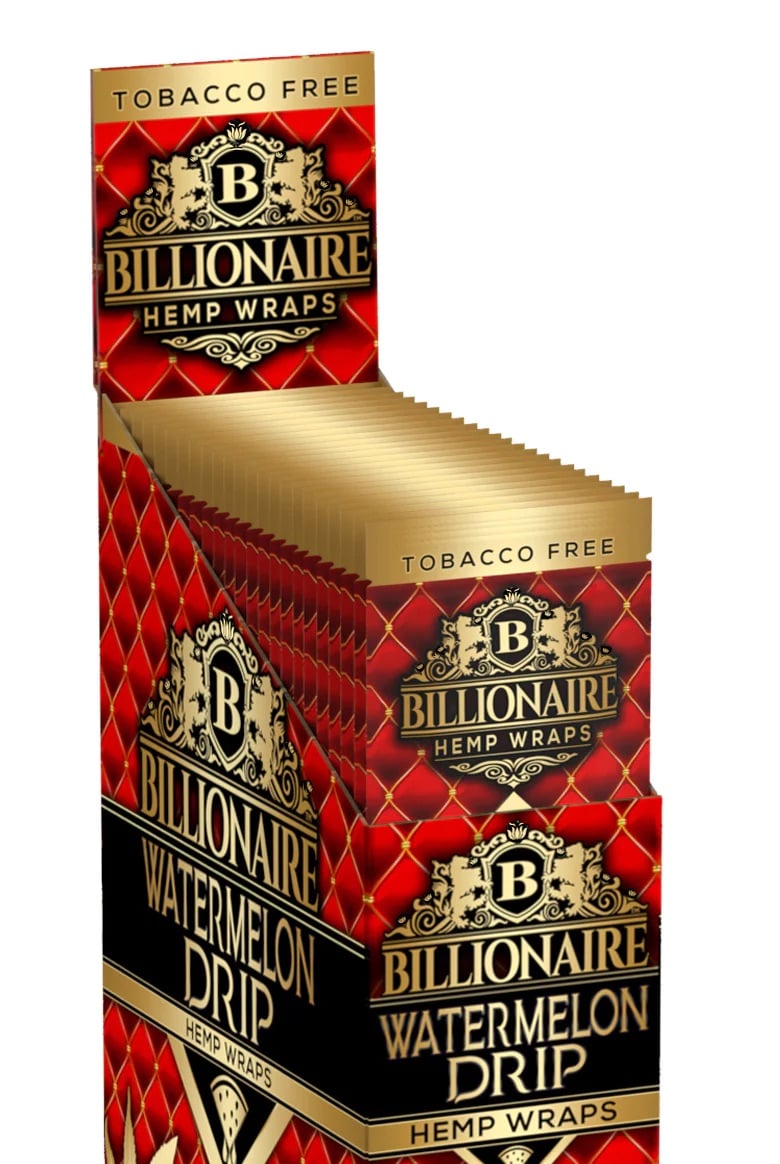 Billionaire Hemp Wraps 25ct - Watermelon Drip image