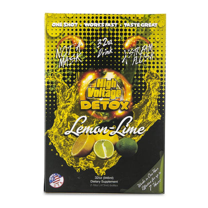 High Voltage Detox Drink 32oz - Lemon Lime image