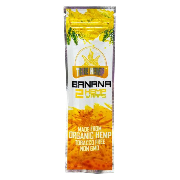 True Hemp Wraps Single Pouch - Banana image