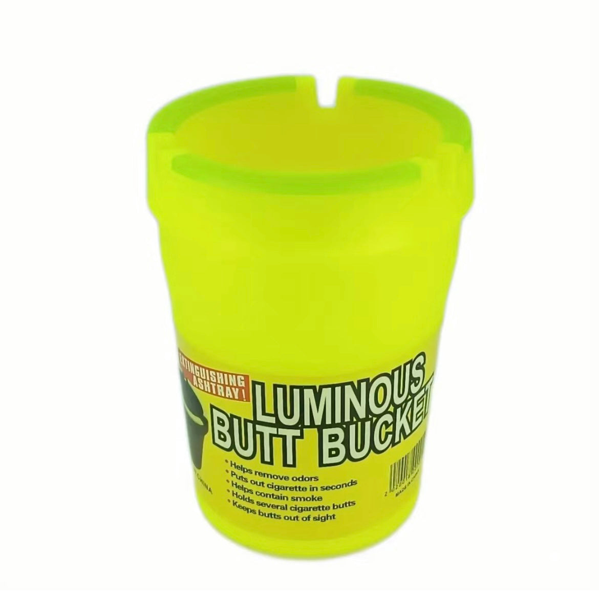 SmokeCircus Car Ashtray - Luminous Yellow image