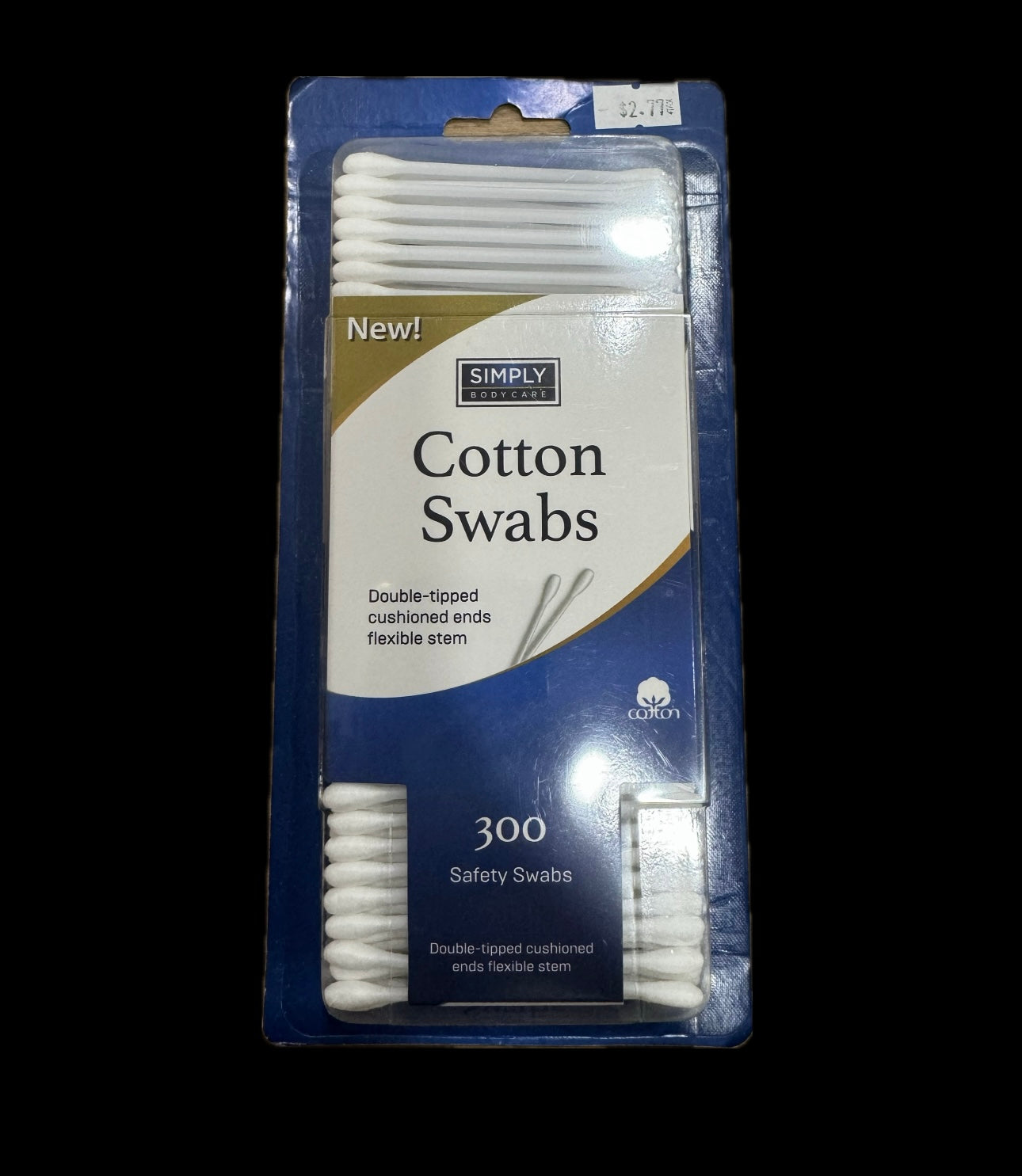 Simply Body Care Cotton Swabs 300qty image 1