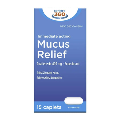 Mucus Relief Spirit 360 Expectorant 15cp image 0